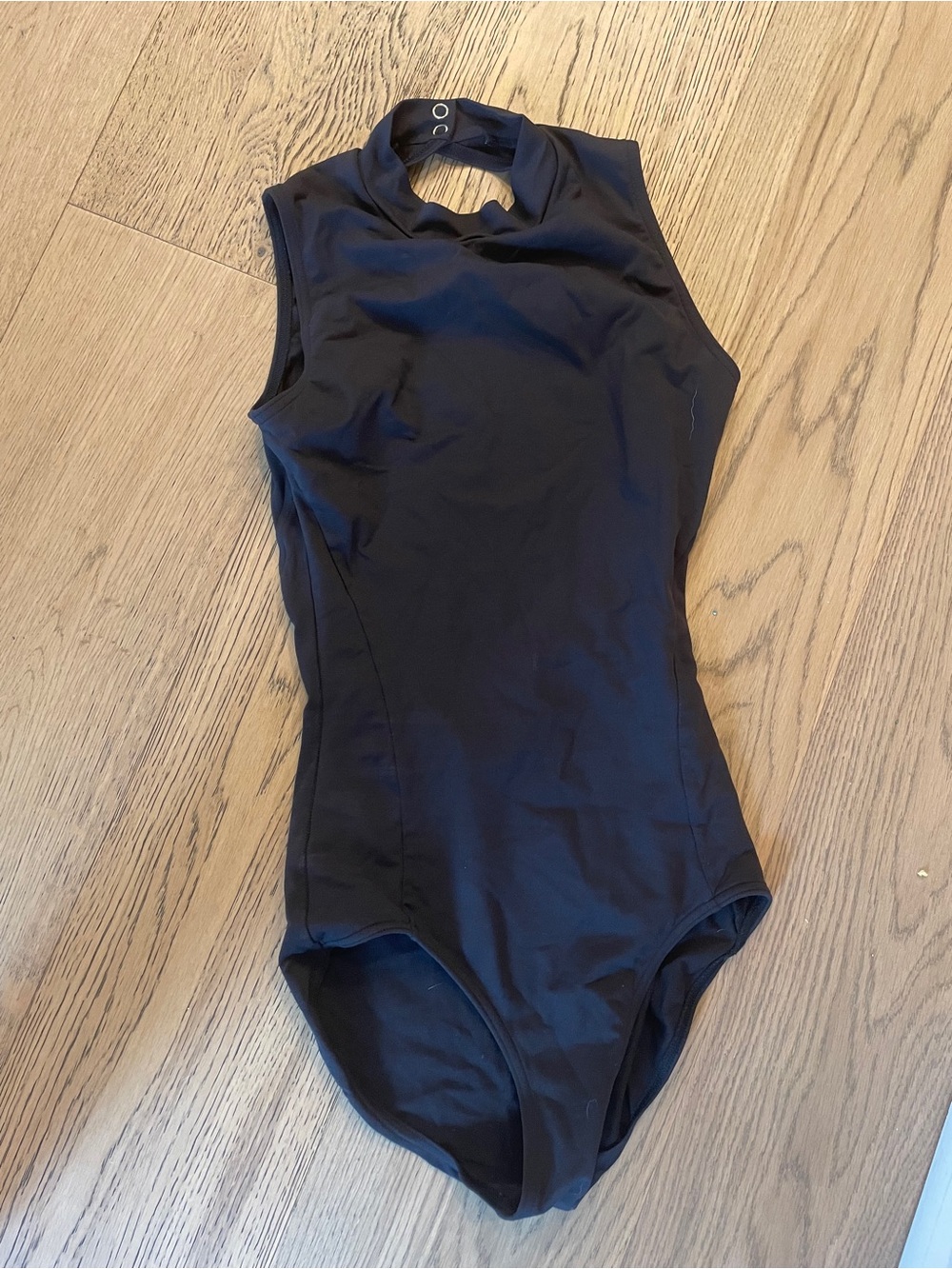 Capezio Black Sleeveless High-Neck Adult Leotard